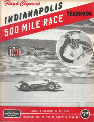 FLOYD CLYMER'S INDIANAPOLIS 500 MILE RACE YEARBOOK 1959